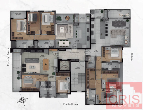 Imagem Apartamento com 3 Quartos à Venda, 101 m² em Humaitá - Bento Gonçalves