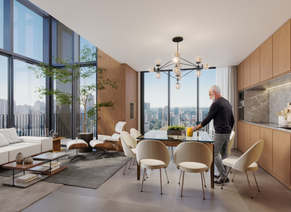 Imagem Apartamento com 1 Quarto à Venda, 53 m² em Batel - Curitiba