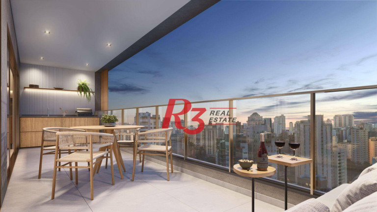Apartamento com 1 Quarto à Venda, 58 m² em Ponta Da Praia - Santos