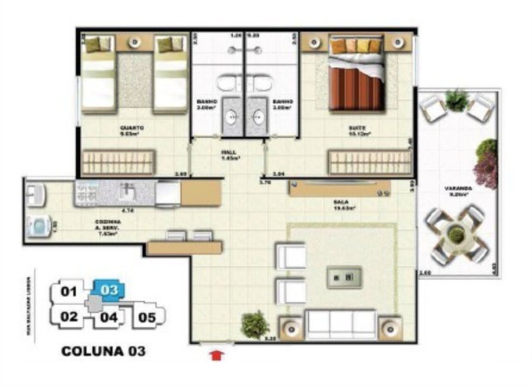 Imagem Imóvel com 2 Quartos à Venda, 68 m² em Vila Isabel - Rio De Janeiro