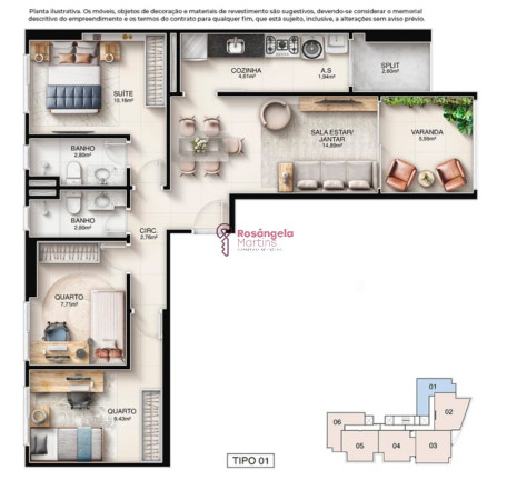 Imagem Apartamento com 3 Quartos à Venda, 78 m² em Jockey De Itaparica - Vila Velha Imagem Apartamento com 3 Quartos à Venda, 78 m² em Jockey De Itaparica - Vila Velha