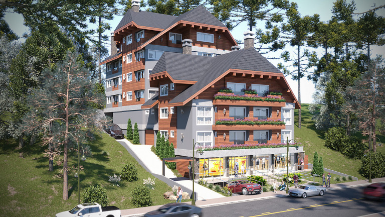 Imagem Apartamento com 1 Quarto à Venda, 75 m² em Lagos Do Bosque - Gramado Imagem Apartamento com 1 Quarto à Venda, 75 m² em Lagos Do Bosque - Gramado