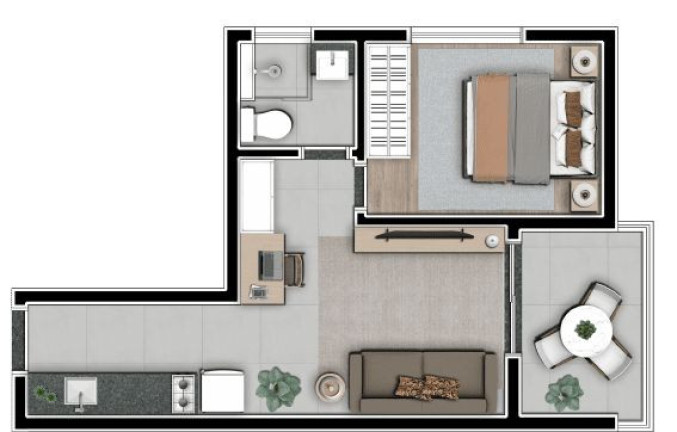 Imagem Apartamento com 1 Quarto à Venda, 33 m² em Vila Mariana - São Paulo