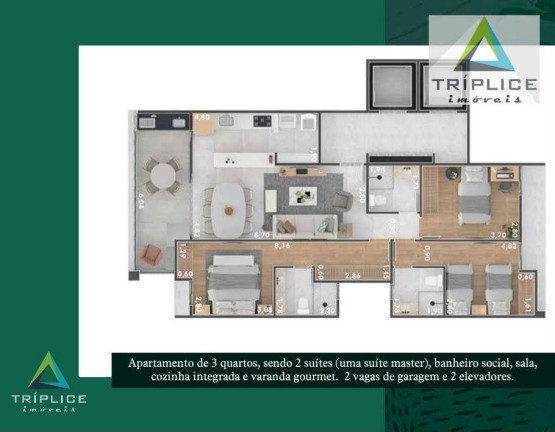 Imagem Cobertura com 3 Quartos à Venda, 200 m² em Santa Helena - Juiz De Fora