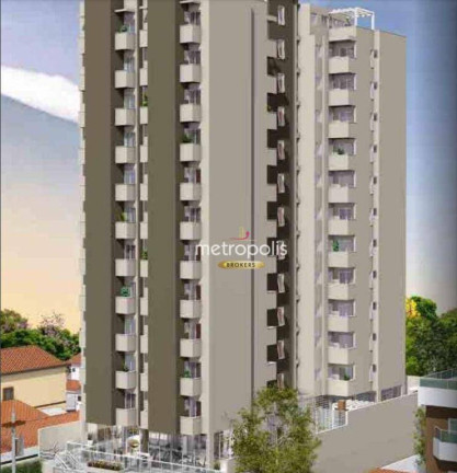 Apartamento com 2 Quartos à Venda, 55 m² em Vila Valparaíso - Santo André