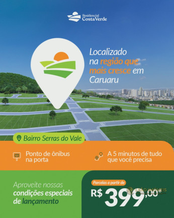 Terreno à Venda, 229 m² em Salgado - Caruaru