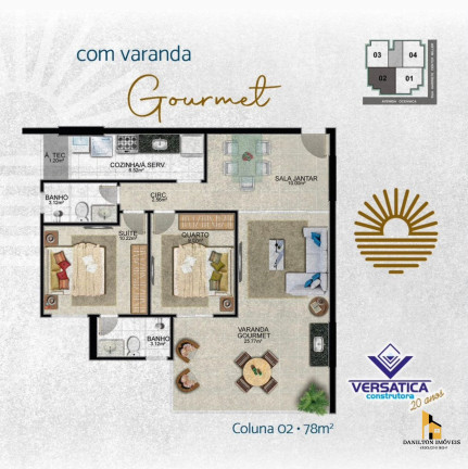 Imagem Apartamento com 2 Quartos à Venda, 78 m² em Praia Do Morro - Guarapari Imagem Apartamento com 2 Quartos à Venda, 78 m² em Praia Do Morro - Guarapari