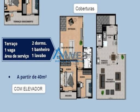 Imagem Apartamento com 2 Quartos à Venda, 88 m² em Jardim Alvorada - Santo André Imagem Apartamento com 2 Quartos à Venda, 88 m² em Jardim Alvorada - Santo André