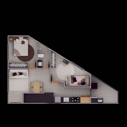 Imagem Casa com 2 Quartos à Venda, 43 m² em Imperador - Praia Grande Imagem Casa com 2 Quartos à Venda, 43 m² em Imperador - Praia Grande