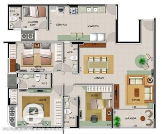 Imagem Apartamento com 3 Quartos à Venda, 132 m² em Jatiúca - Maceió