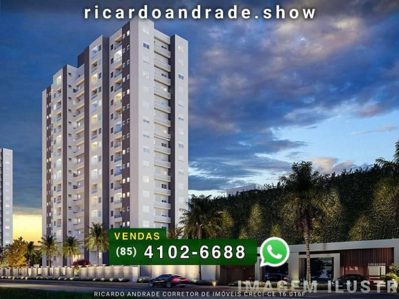 Apartamento com 2 Quartos à Venda, 54 m² em Cocó - Fortaleza