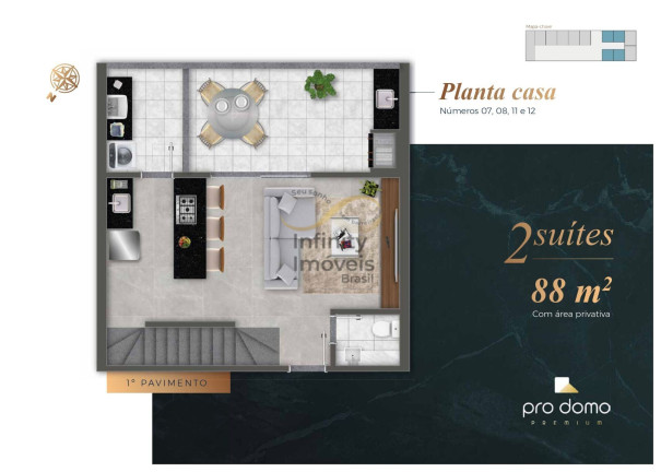 Imagem Casa de Condomínio com 2 Quartos à Venda, 68 m² em Buritis - Belo Horizonte