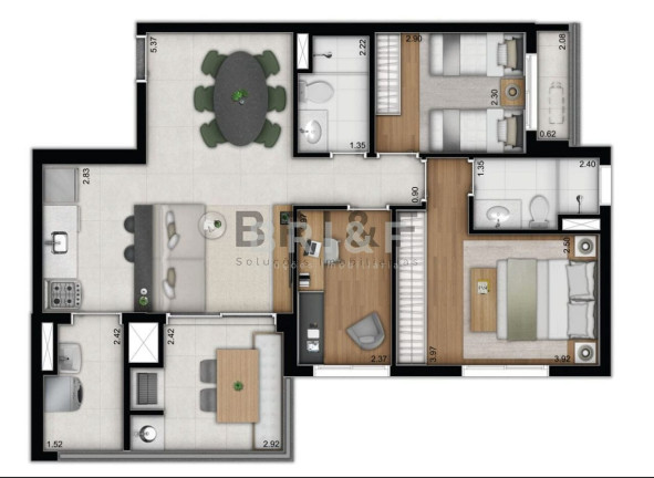 Imagem Apartamento com 3 Quartos à Venda, 77 m² em Vila Monte Alegre - São Paulo Imagem Apartamento com 3 Quartos à Venda, 77 m² em Vila Monte Alegre - São Paulo