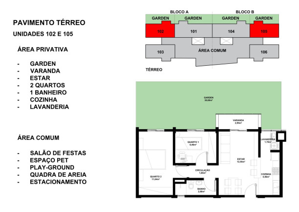 Imagem Apartamento com 2 Quartos à Venda, 52 m² em Paloma - Colombo