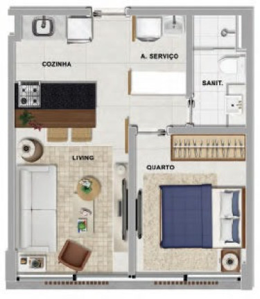 Imagem Apartamento com 1 Quarto à Venda, 34 m² em Barra - Salvador