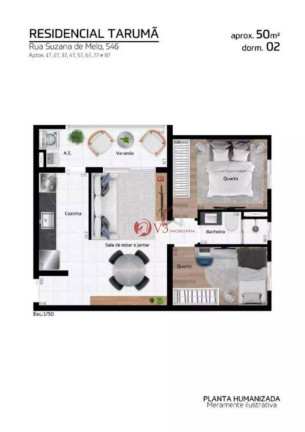Imagem Apartamento com 2 Quartos à Venda, 49 m² em Vila Progresso - São Paulo