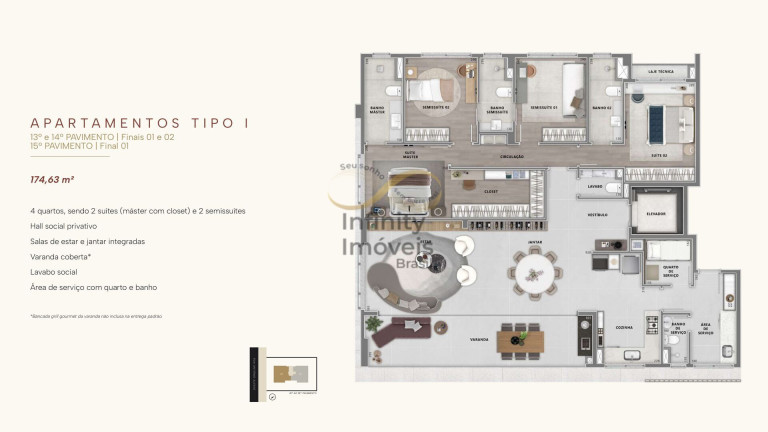 Imagem Apartamento com 4 Quartos à Venda, 172 m² em Lourdes - Belo Horizonte