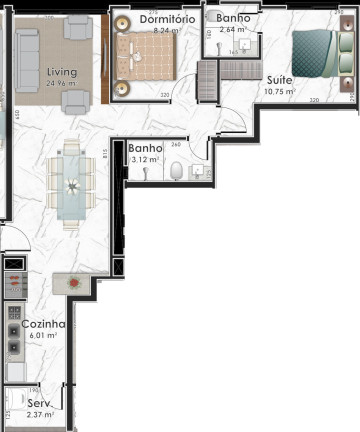 Imagem Apartamento com 2 Quartos à Venda, 146 m² em Centro - Capão Da Canoa Imagem Apartamento com 2 Quartos à Venda, 146 m² em Centro - Capão Da Canoa