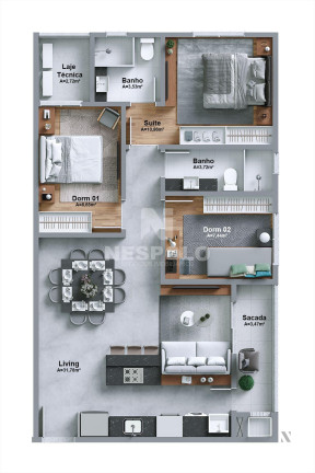 Imagem Apartamento à Venda, 80 m² em Centro - Itajai Imagem Apartamento à Venda, 80 m² em Centro - Itajai