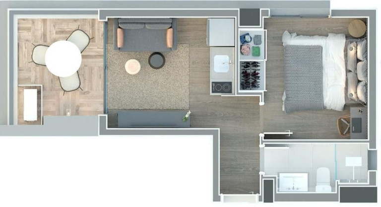 Imagem Apartamento com 1 Quarto à Venda, 25 m² em Moema índios - São Paulo Imagem Apartamento com 1 Quarto à Venda, 25 m² em Moema índios - São Paulo