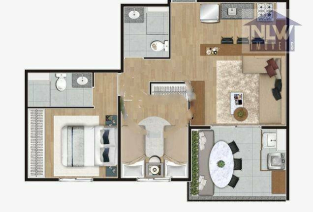 Imagem Apartamento com 2 Quartos à Venda, 55 m² em Campo Belo - São Paulo