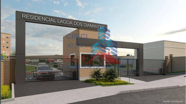 Apartamento com 2 Quartos à Venda, 47 m² em Lundcéia - Lagoa Santa