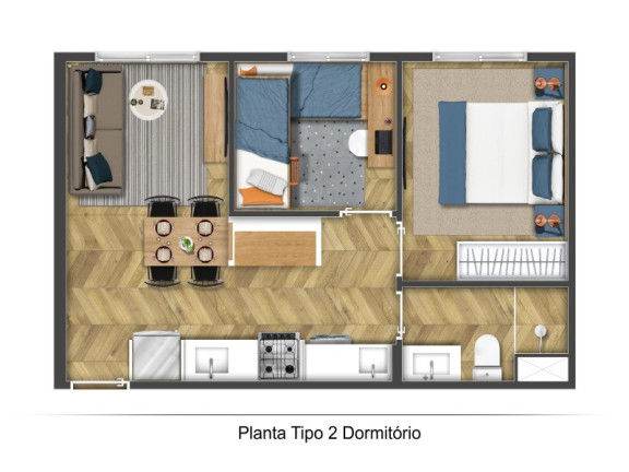 Imagem Imóvel com 2 Quartos à Venda, 36 m² em Vila Andrade - São Paulo