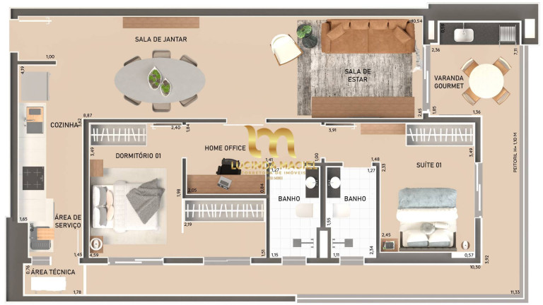 Imagem Apartamento com 2 Quartos à Venda, 76 m² em Canto Do Forte - Praia Grande