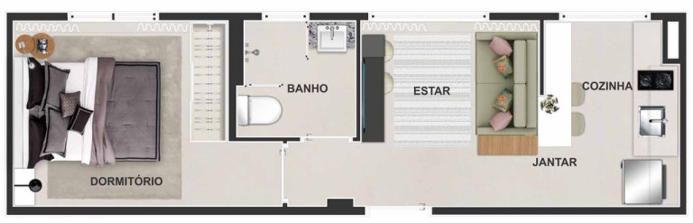 Imagem Apartamento com 2 Quartos à Venda, 32 m² em Vila Moinho Velho - São Paulo