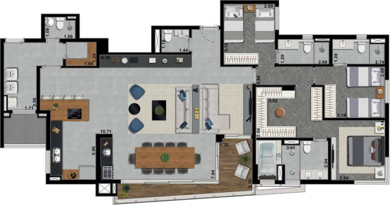 Imagem Imóvel com 4 Quartos à Venda, 170 m² em Vila Do Golf - Ribeirão Preto