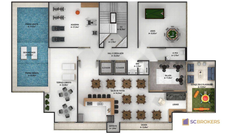 Imagem Apartamento com 2 Quartos à Venda, 64 m² em São João - Itajaí