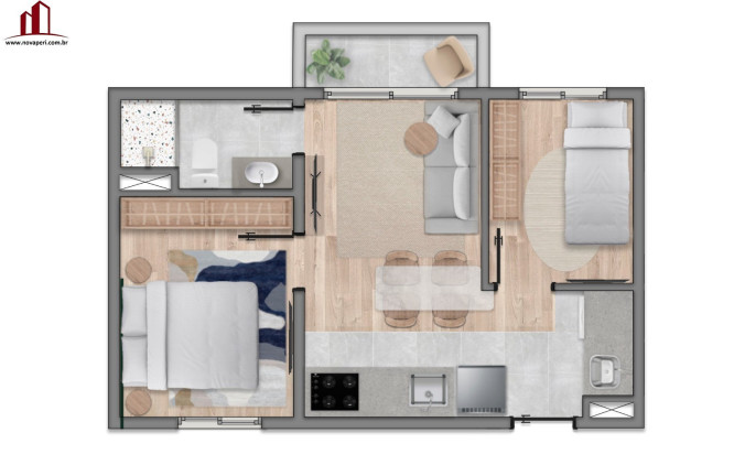Imagem Apartamento com 2 Quartos à Venda, 37 m² em Residencial Santo Antonio - Franco Da Rocha Imagem Apartamento com 2 Quartos à Venda, 37 m² em Residencial Santo Antonio - Franco Da Rocha