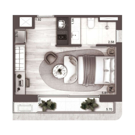 Imagem Imóvel com 1 Quarto à Venda, 36 m² em Higienópolis - São Paulo
