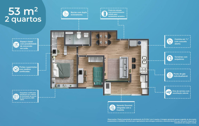 Imagem Apartamento com 2 Quartos à Venda, 51 m² em Janga - Paulista Imagem Apartamento com 2 Quartos à Venda, 51 m² em Janga - Paulista
