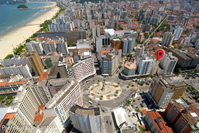 Apartamento com 2 Quartos à Venda, 95 m² em Gonzaga - Santos