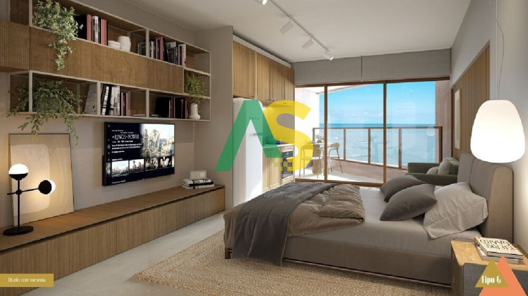 Imagem Imóvel com 1 Quarto à Venda, 31 m² em Pina - Recife