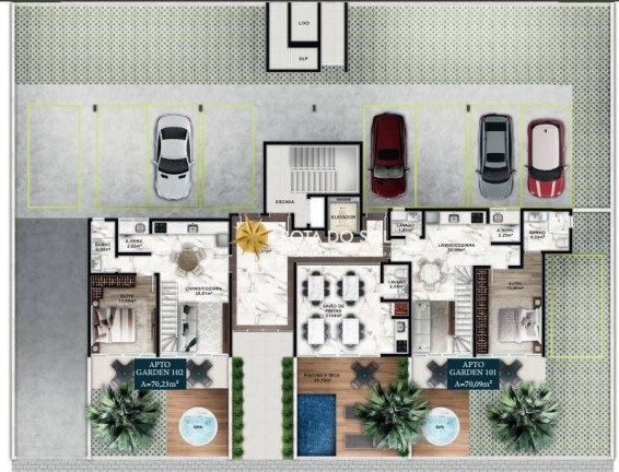 Imagem Apartamento com 2 Quartos à Venda, 74 m² em Canto Grande - Bombinhas