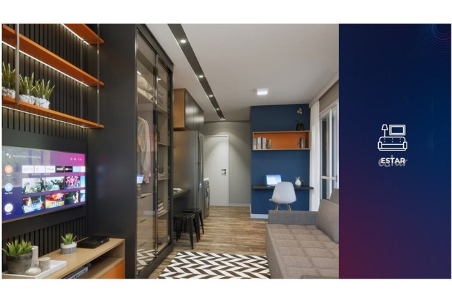 Imagem Imóvel com 1 Quarto à Venda, 24 m² em Brooklin Paulista - São Paulo