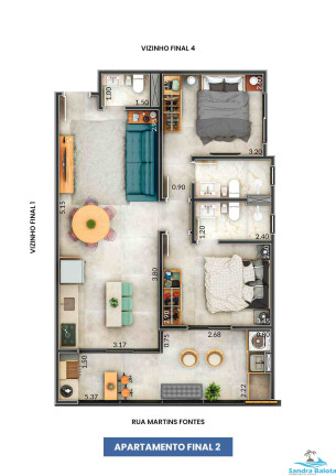 Imagem Apartamento com 2 Quartos à Venda, 73 m² em Itaguá - Ubatuba