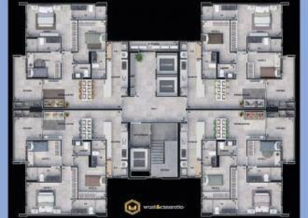 Imagem Apartamento com 3 Quartos à Venda, 101 m² em Cancelli - Cascavel