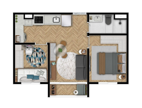 Imagem Apartamento com 2 Quartos à Venda, 35 m² em Ipiranga - São Paulo Imagem Apartamento com 2 Quartos à Venda, 35 m² em Ipiranga - São Paulo