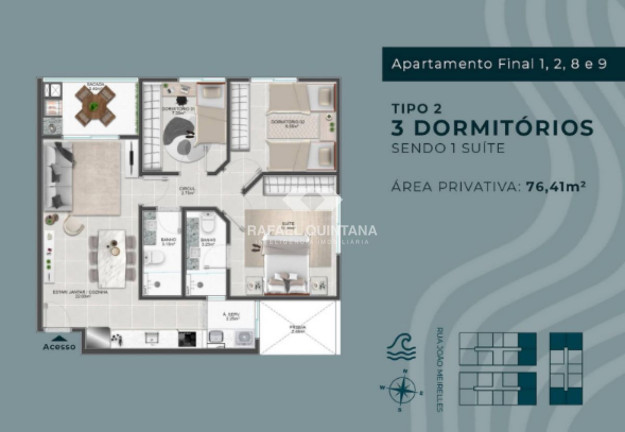Imagem Apartamento com 1 Quarto à Venda, 63 m² em Abraão - Florianópolis Imagem Apartamento com 1 Quarto à Venda, 63 m² em Abraão - Florianópolis