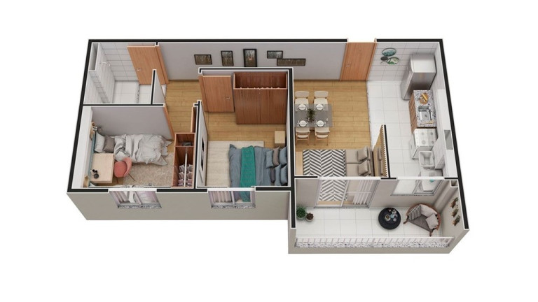 Imagem Imóvel com 2 Quartos à Venda, 53 m² em Setor Industrial (gama) - Brasília Imagem Imóvel com 2 Quartos à Venda, 53 m² em Setor Industrial (gama) - Brasília