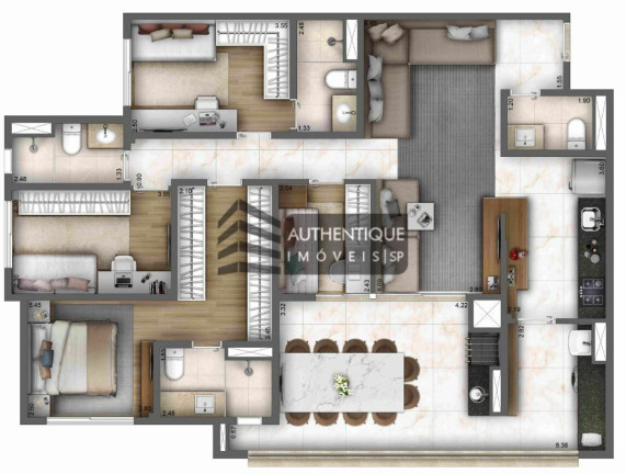 Imagem Apartamento com 4 Quartos à Venda, 119 m² em Ipiranga - São Paulo