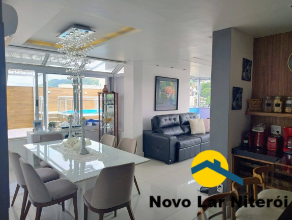 Imagem Cobertura com 4 Quartos à Venda, 220 m² em Badu - Niterói Imagem Cobertura com 4 Quartos à Venda, 220 m² em Badu - Niterói