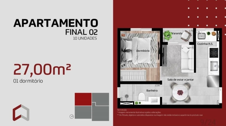 Imagem Apartamento com 1 Quarto à Venda, 27 m² em Vila Tolstoi - São Paulo Imagem Apartamento com 1 Quarto à Venda, 27 m² em Vila Tolstoi - São Paulo
