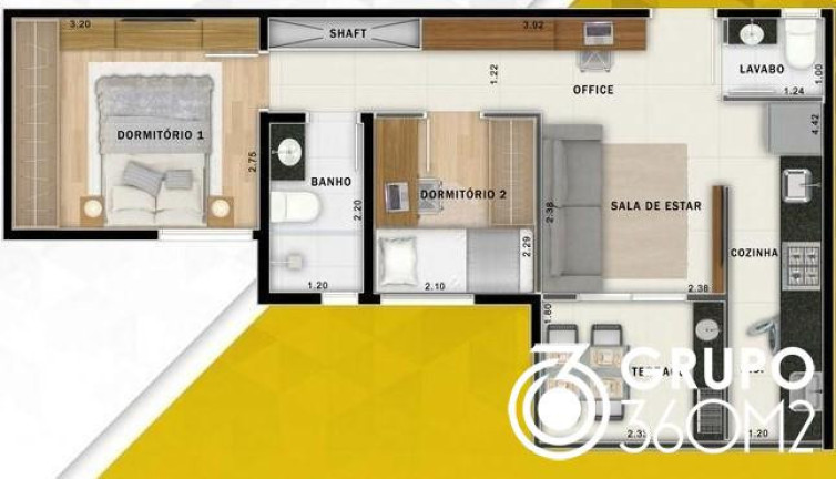 Imagem Apartamento com 2 Quartos à Venda, 49 m² em Jardim - Santo André Imagem Apartamento com 2 Quartos à Venda, 49 m² em Jardim - Santo André