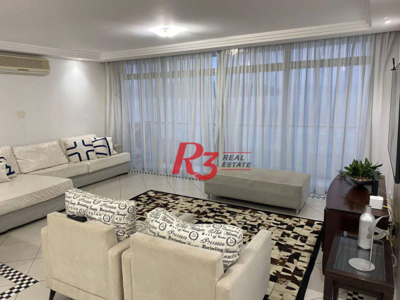 Imagem Apartamento com 3 Quartos à Venda ou Locação, 126 m² em Gonzaga - Santos