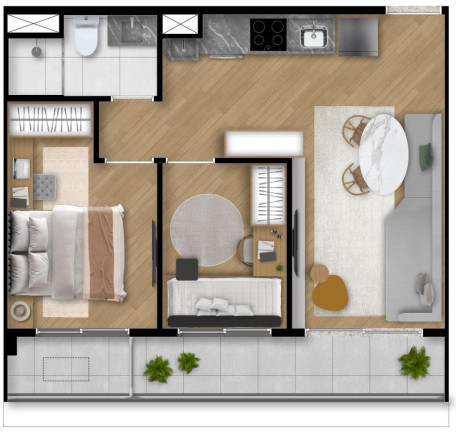 Imagem Apartamento com 2 Quartos à Venda, 45 m² em Vila Clementino - São Paulo Imagem Apartamento com 2 Quartos à Venda, 45 m² em Vila Clementino - São Paulo
