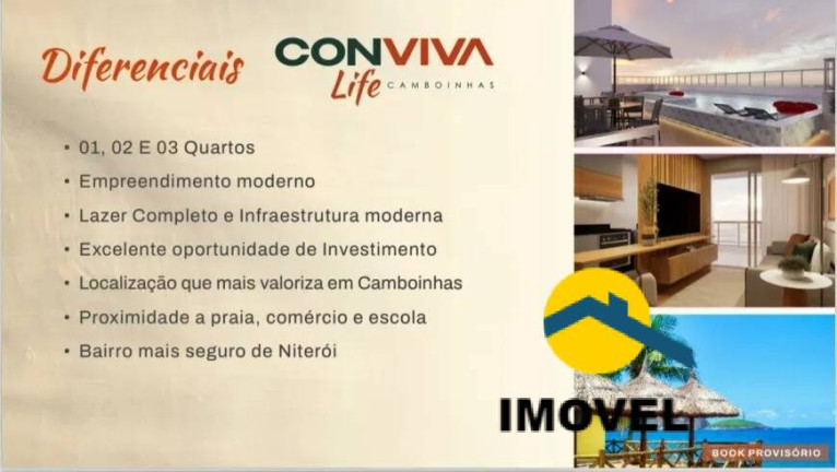 Imagem Apartamento com 3 Quartos à Venda, 79 m² em Camboinhas - Niterói Imagem Apartamento com 3 Quartos à Venda, 79 m² em Camboinhas - Niterói